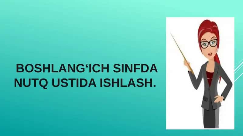 Boshlang‘ich sinfda nutq ustida ishlash 1