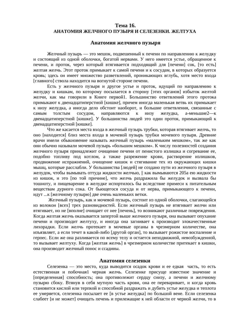Анатомия желчного пузыря и селезенки 1