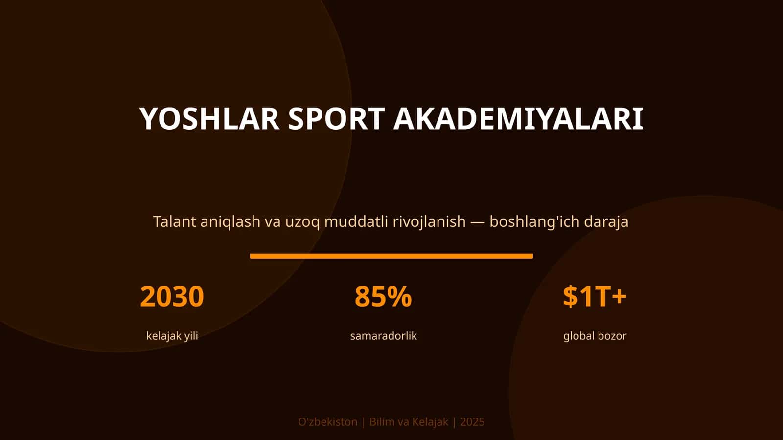 Yoshlar sport akademiyalari 1