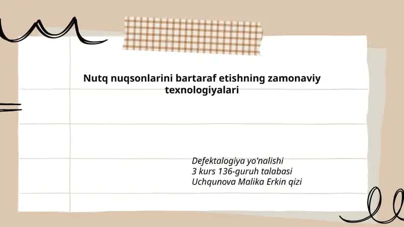 Nutq nuqsonlarini bartaraf etishning zamonaviy texnologiyalari 1