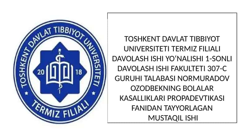 Bolalarda bosh miyaning morfologik va funksional hususiyatlari 1