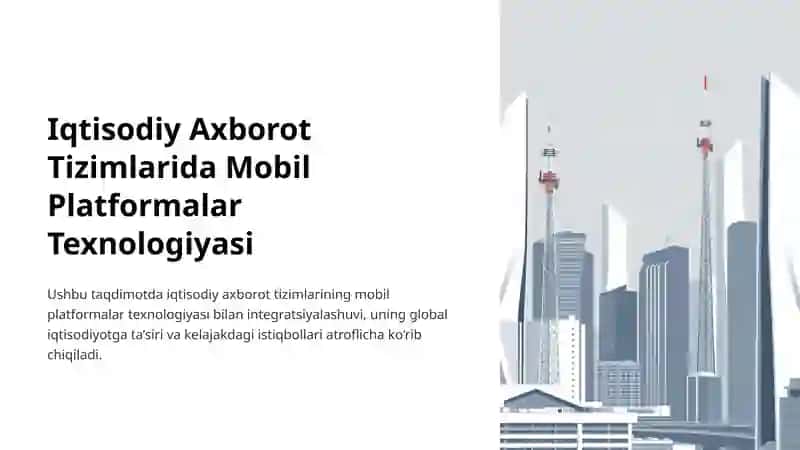 Mobil Platformalar Texnologiyasi