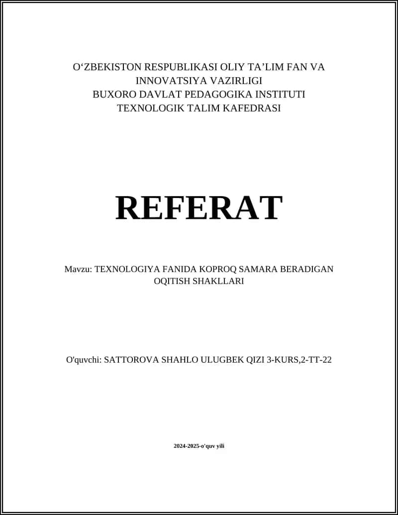Interaktiv darslar 1