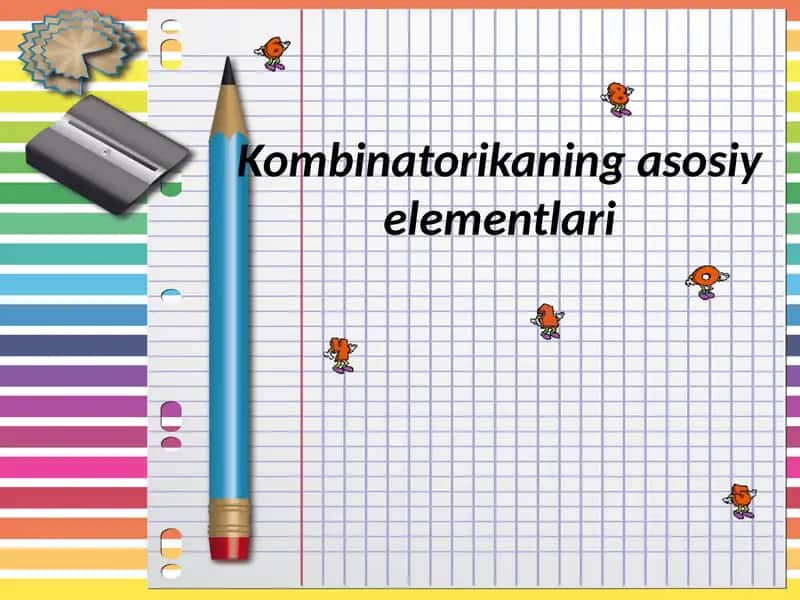 Kombinatorikaning asosiy elementlari 1