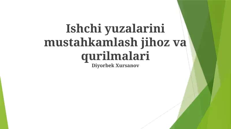 Betonni mustahkamlash texnologiyalari 1
