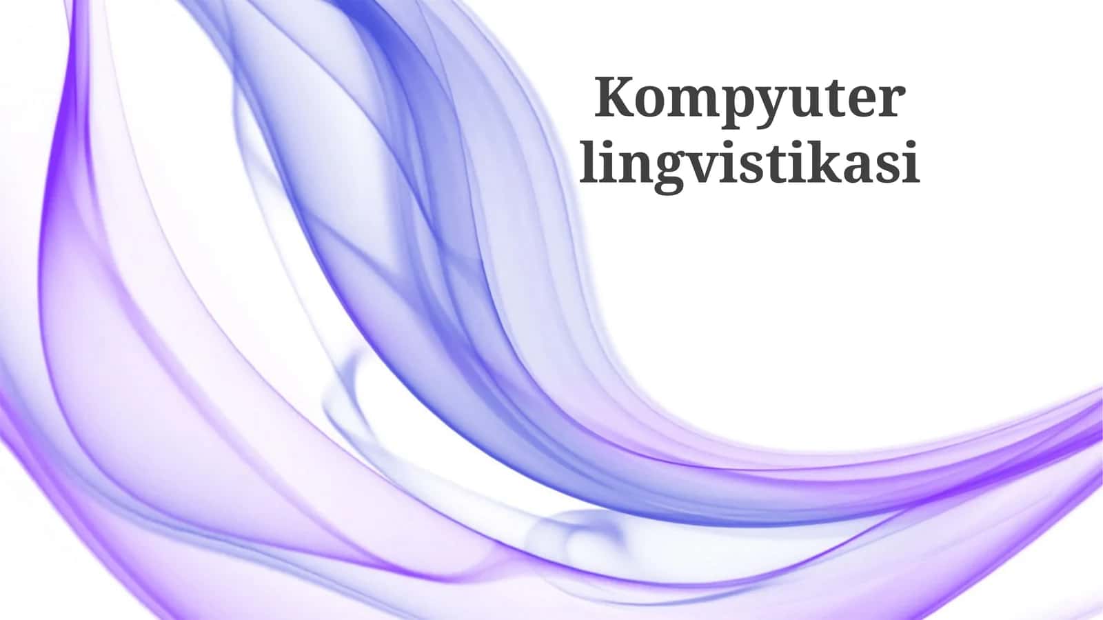 Kompyuterlingvistikasi 1