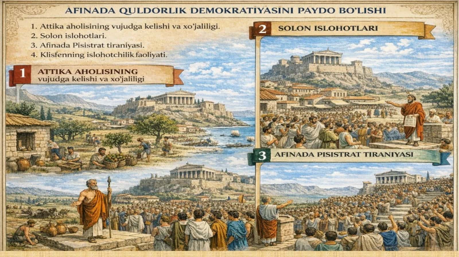 Afinada quldorlik demokratiyasi 1