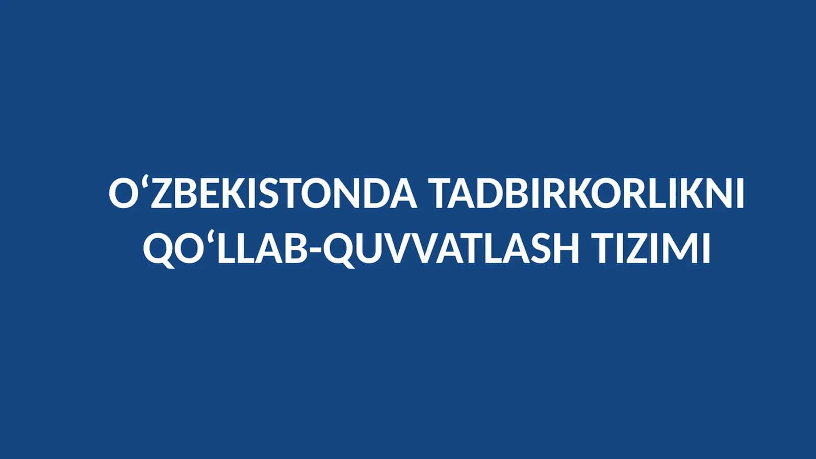 O‘ZBEKISTON DAVLATI DAVLAT BAJARILARINI TA'TMINLASH TIZIMI 1