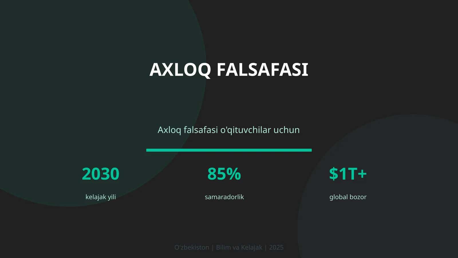 Axloq falsafasi 1