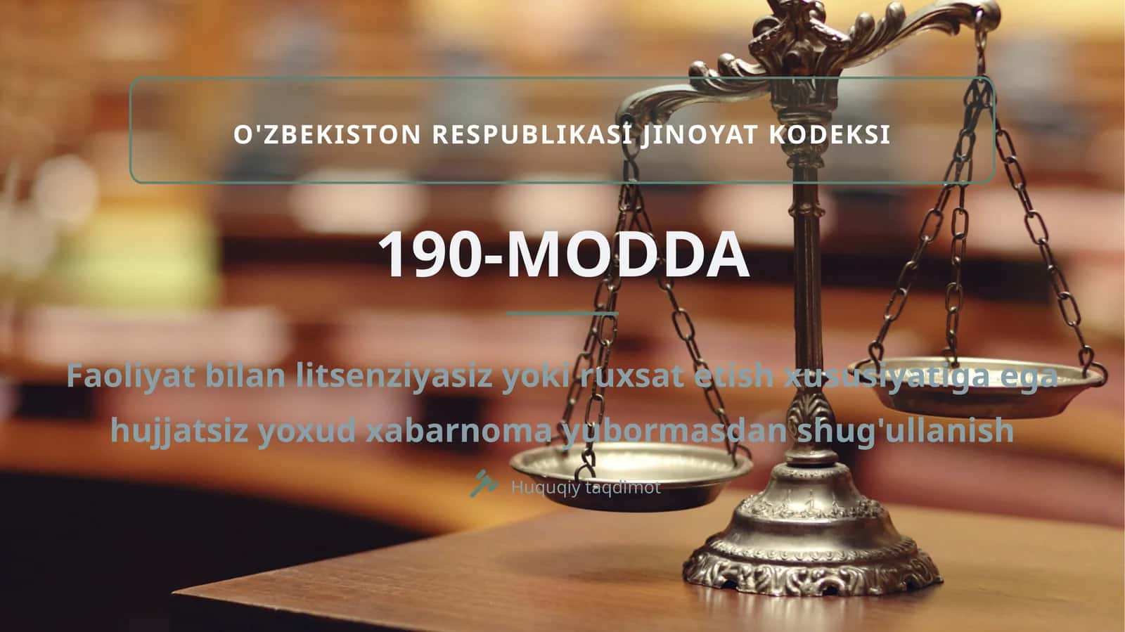 O'ZBEKISTON RESPUBLIKASI JINOYAT KODEKSI 1