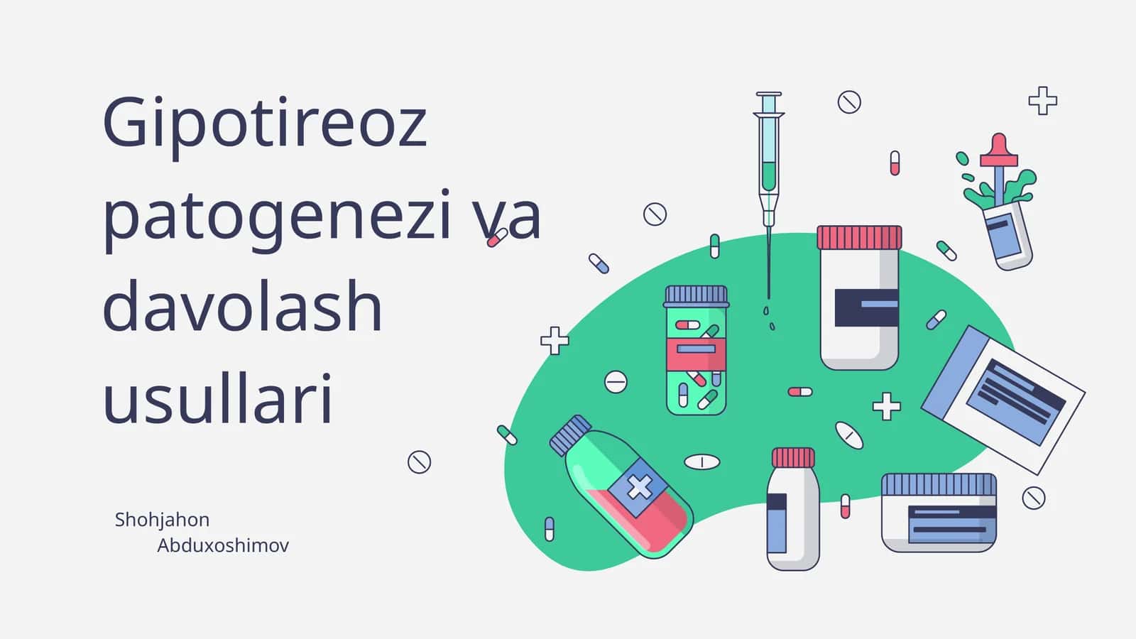 Gipotireoz patogenezi va davolash usullari 1