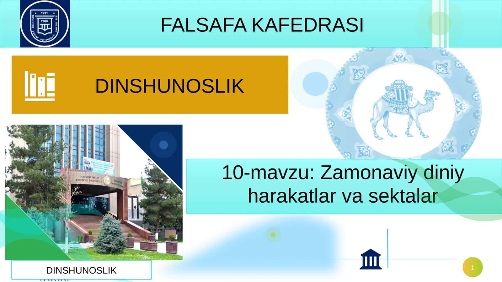 FALSAFA KAFEDRASI 1