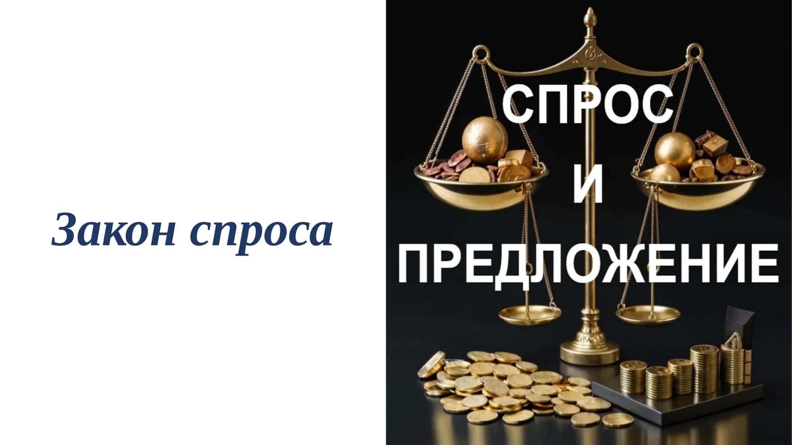 Закон спроса в экономике 1