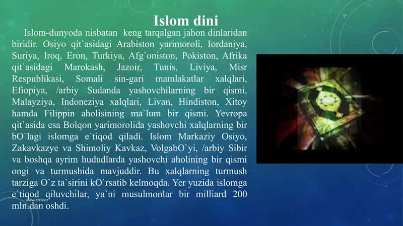 Jahon dinlari 1