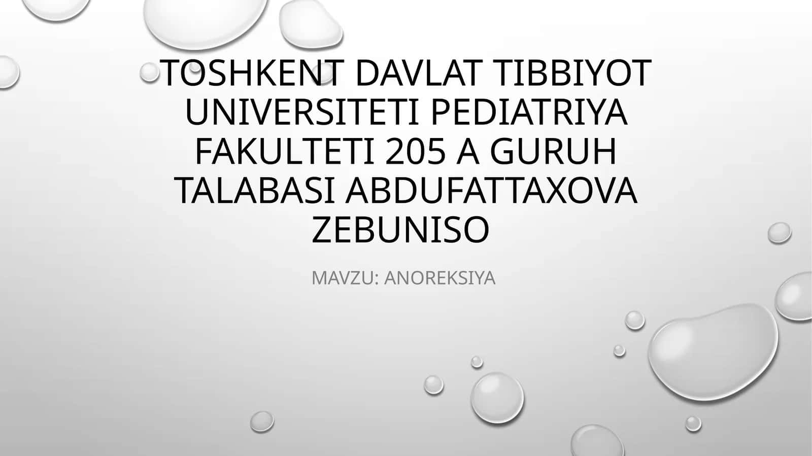 Anoreksiya 1