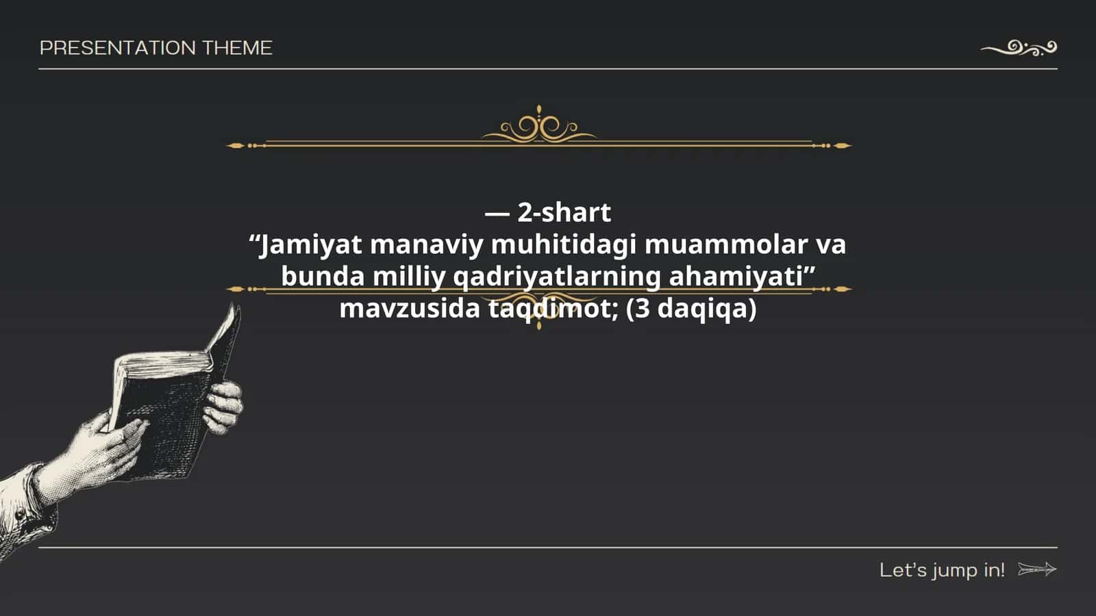 Jamiyat manaviy muhitidagi muammolar va bunda milliy qadriyatlarning ahamiyati 1