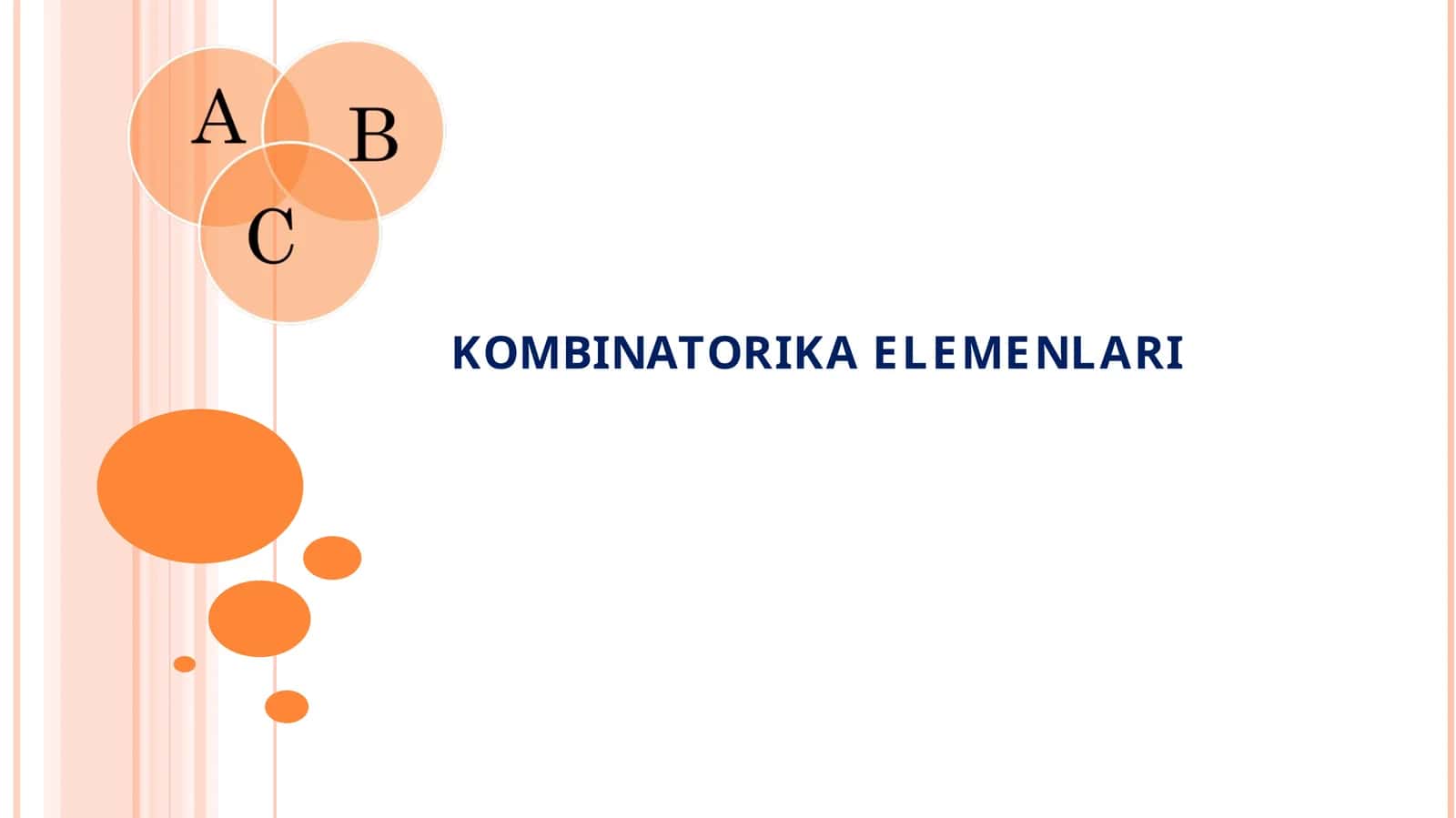 KOMBINATORIKA ELEMENLARI 1