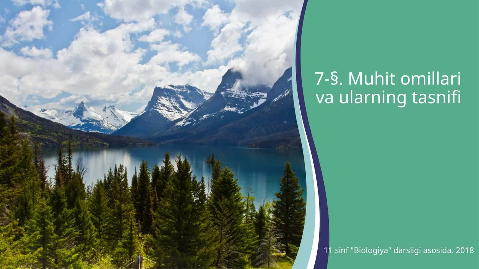 Muhit omillari va ularning tasnifi 1