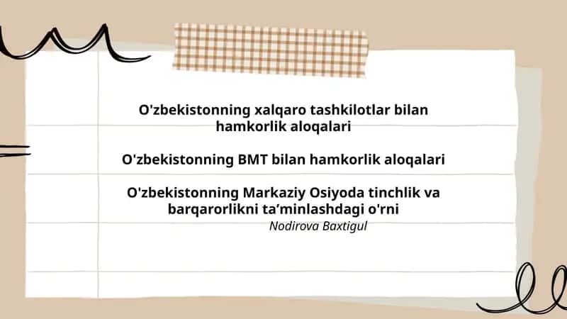 Nodirova Baxtigul 1