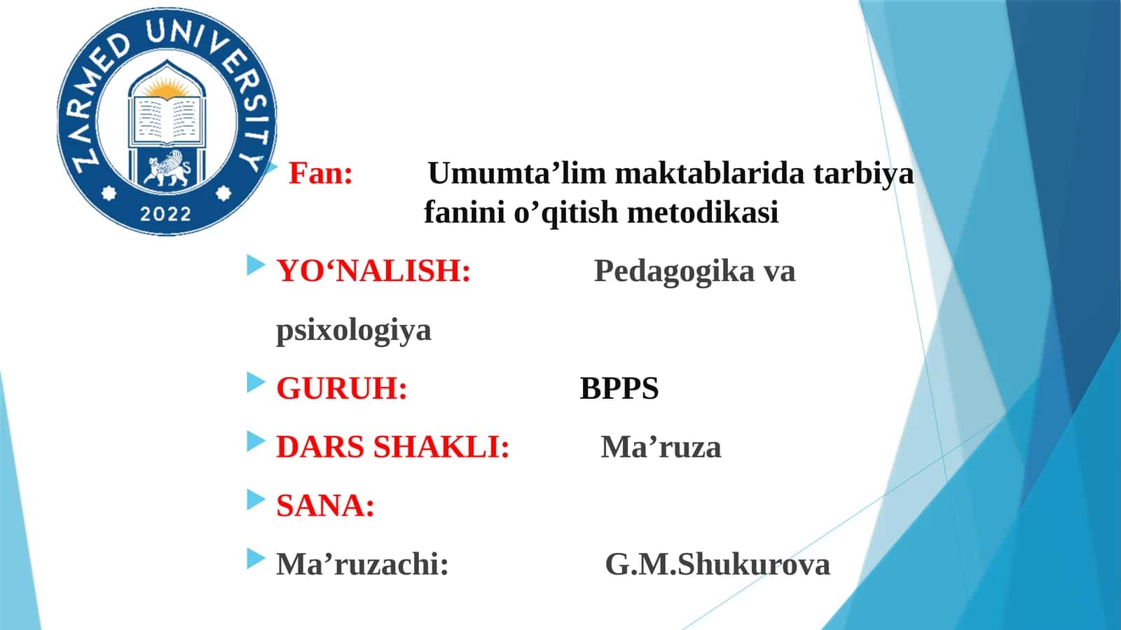 Milliy va jahon tarbiya konsepsiyalari 1