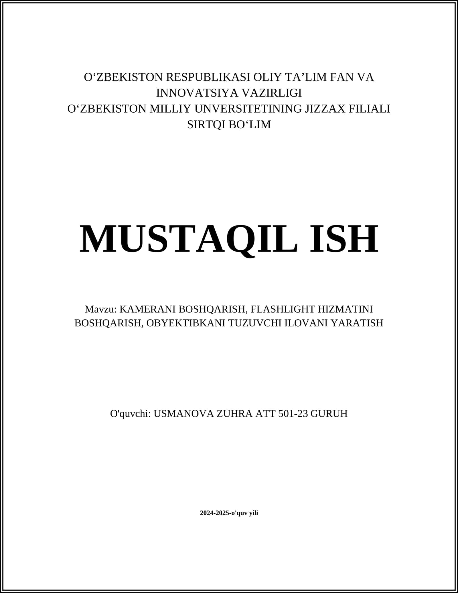 Kamerani masofadan boshqarish texnologiyalari 1