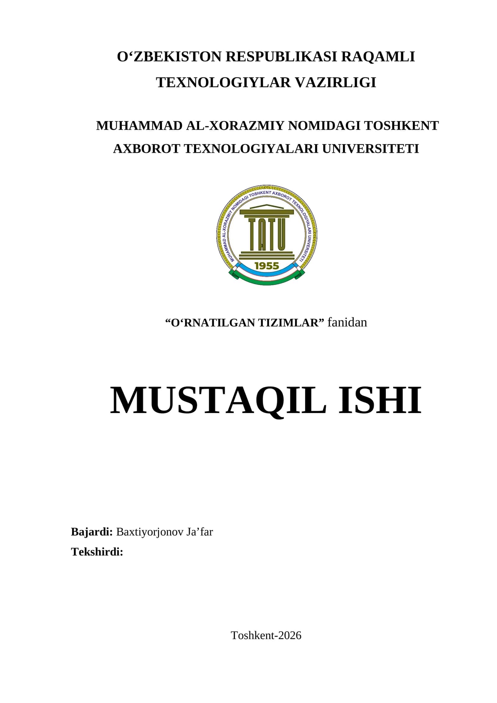Kompyuterlar tuzilishi, protsessorlar 1