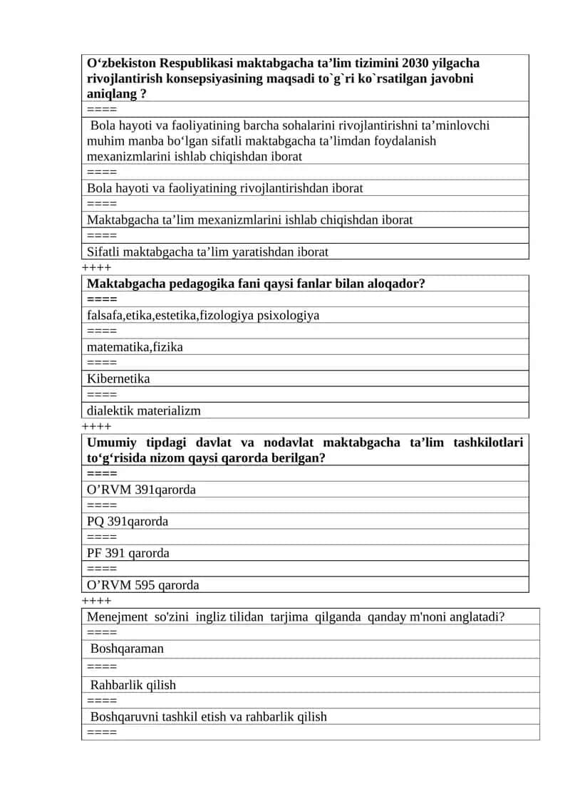 Maktabgacha ta’lim tizimini rivojlantirish konsepsiyasi 1