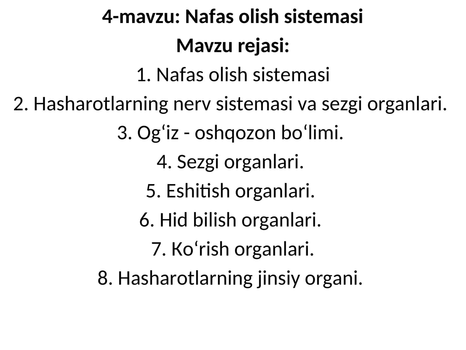 Nаfаs оlish sistеmаsi 1