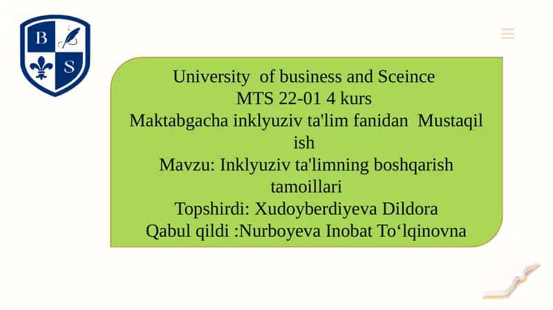Inklyuziv ta'limning boshqarish tamoillari 1