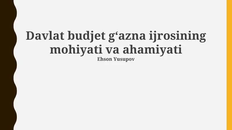 Zamonaviy texnologiyalar va byudjet xazinachiligi 1