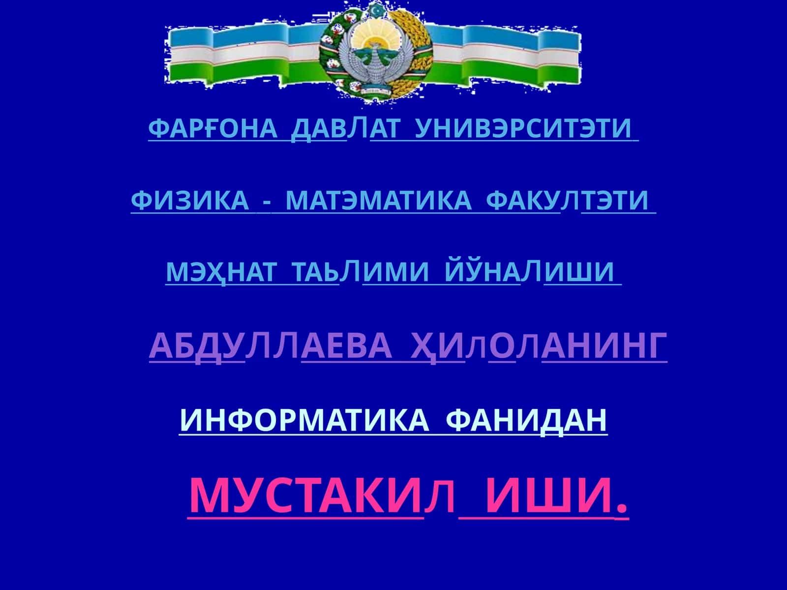 Windows операцион тизими ва уларнинг имкониятлари 1