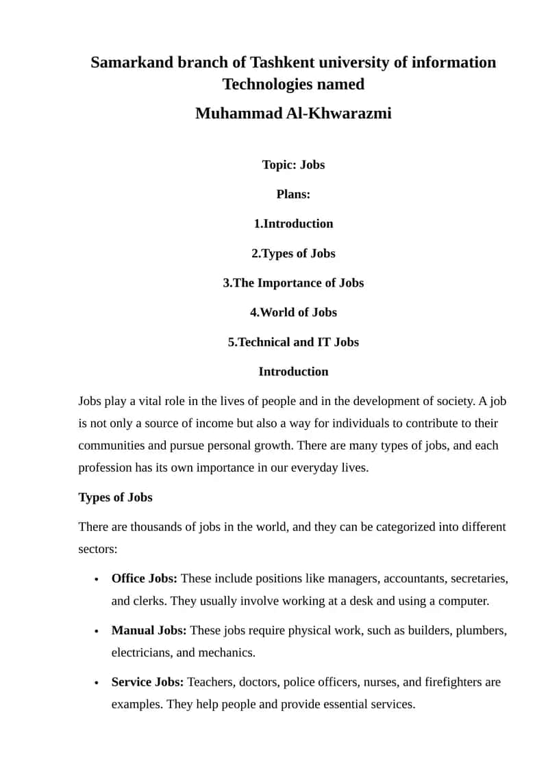 Technical and IT Jobs 1