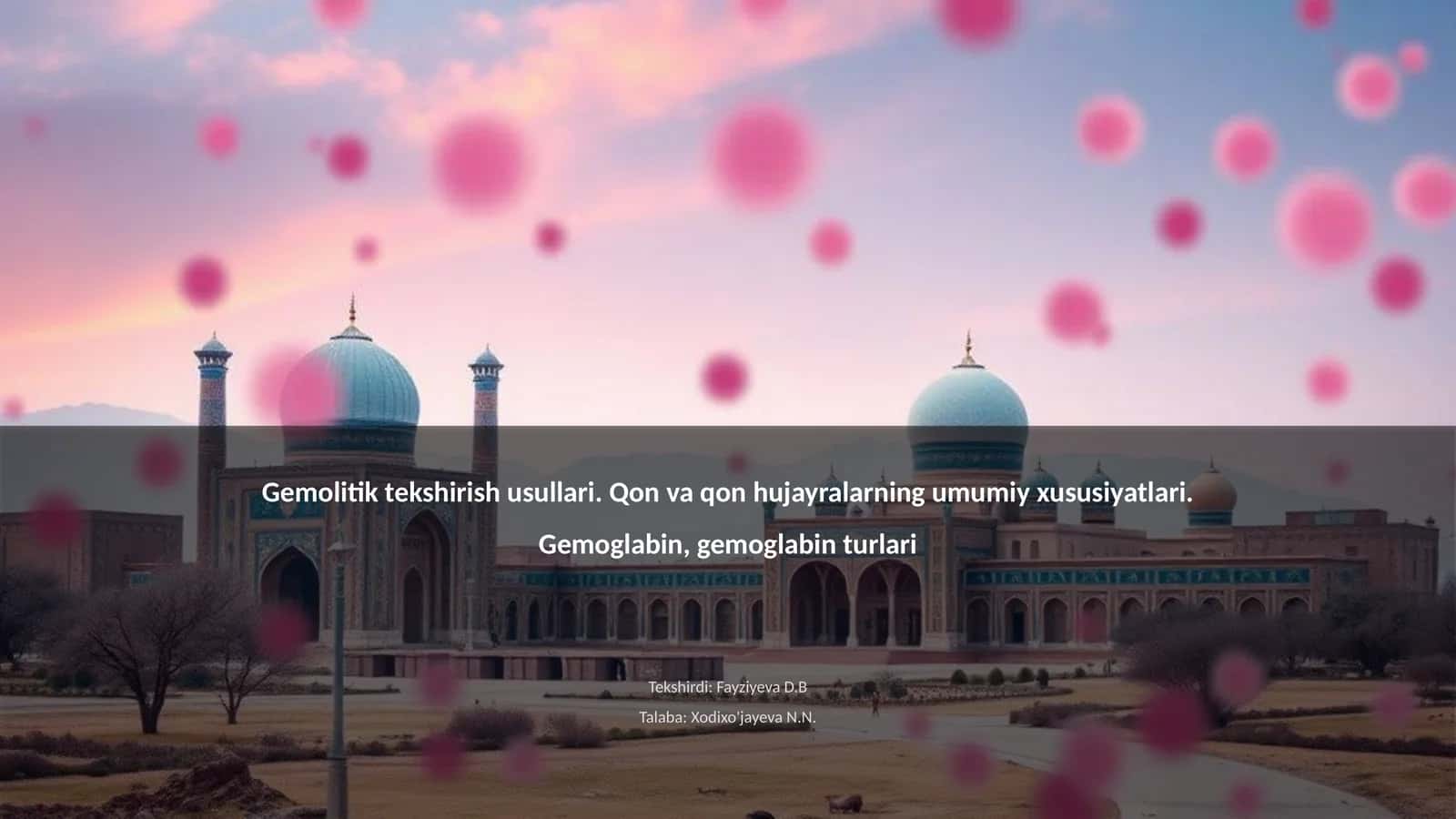 Gemolitik tekshirish usullari 1