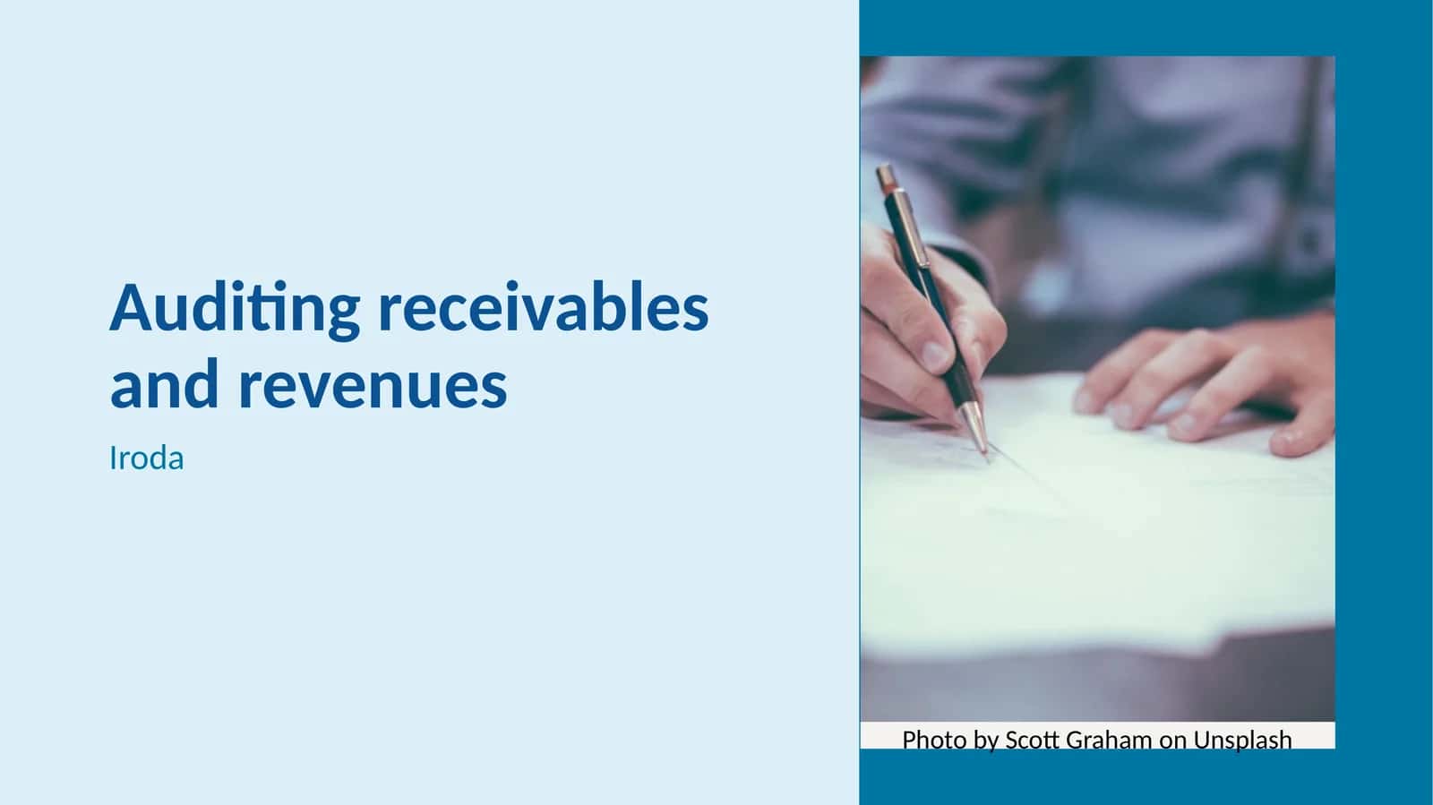Key Audit Procedures for Receivables and Revenues 1