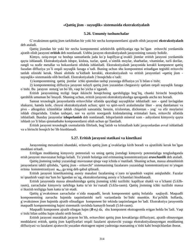 Ekstrakstiyalash 1