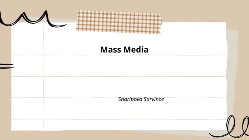 Mass Media 1