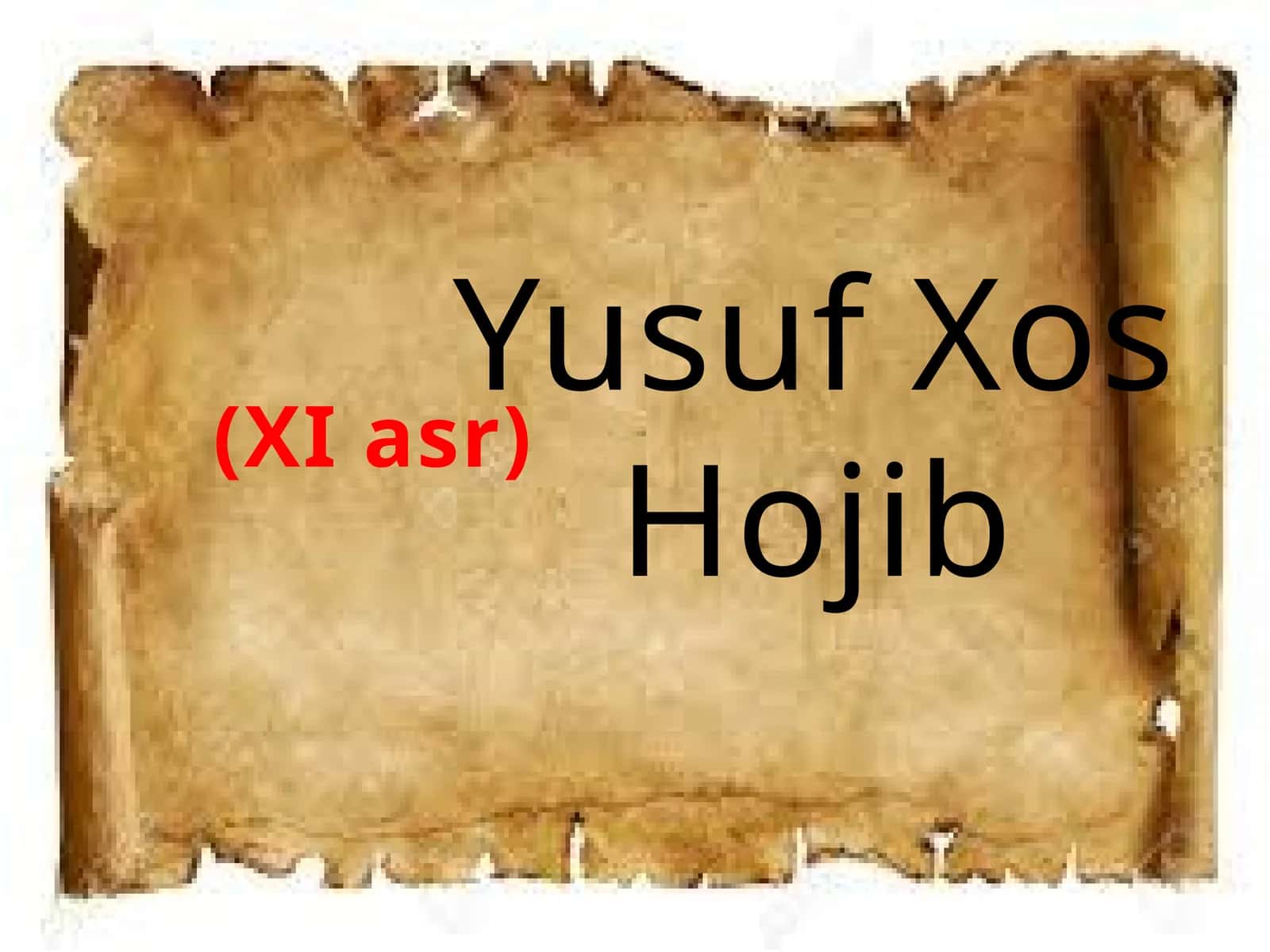 Yusuf Xos Hojib 1