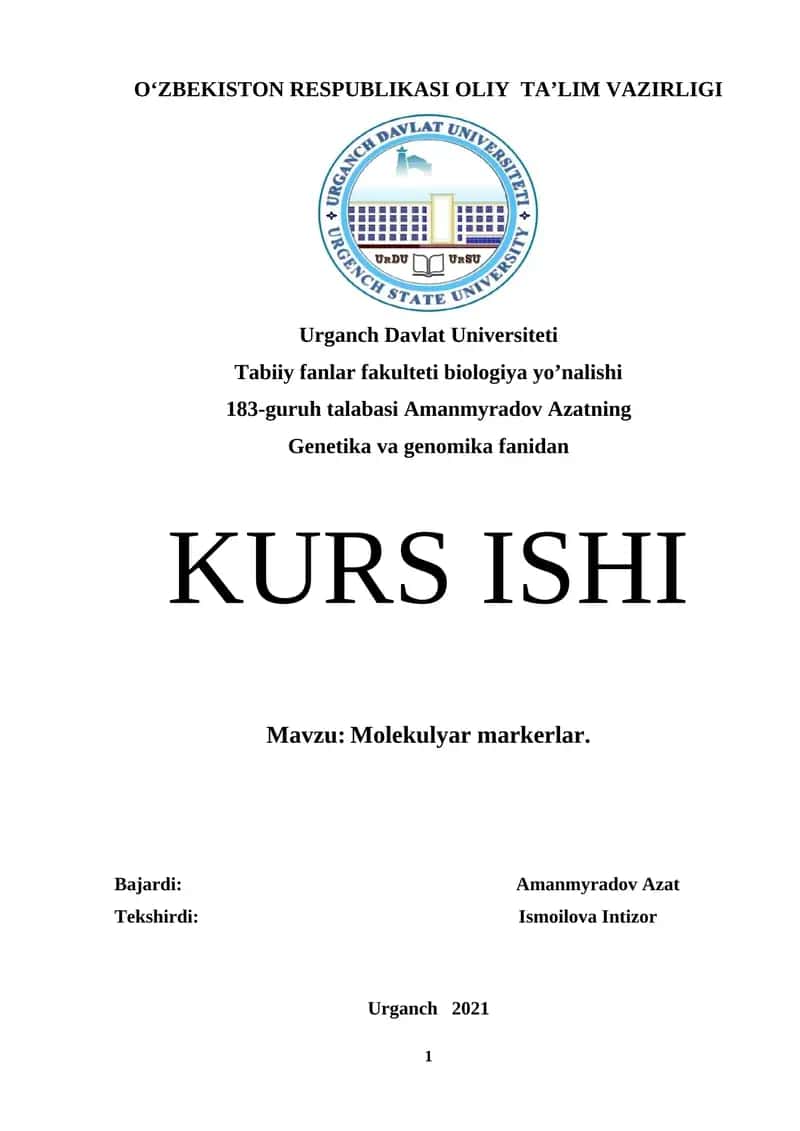 Molekulyar markerlar 1