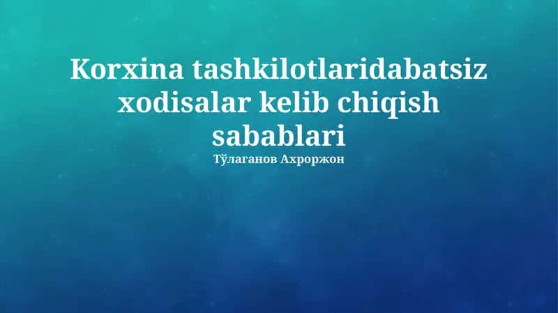 Tashqi Muhit Omillari va Bozor Raqobatining Ta'siri 1