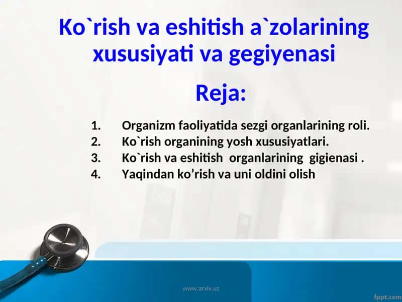 Organizm faoliyatida sеzgi organlarining roli 1