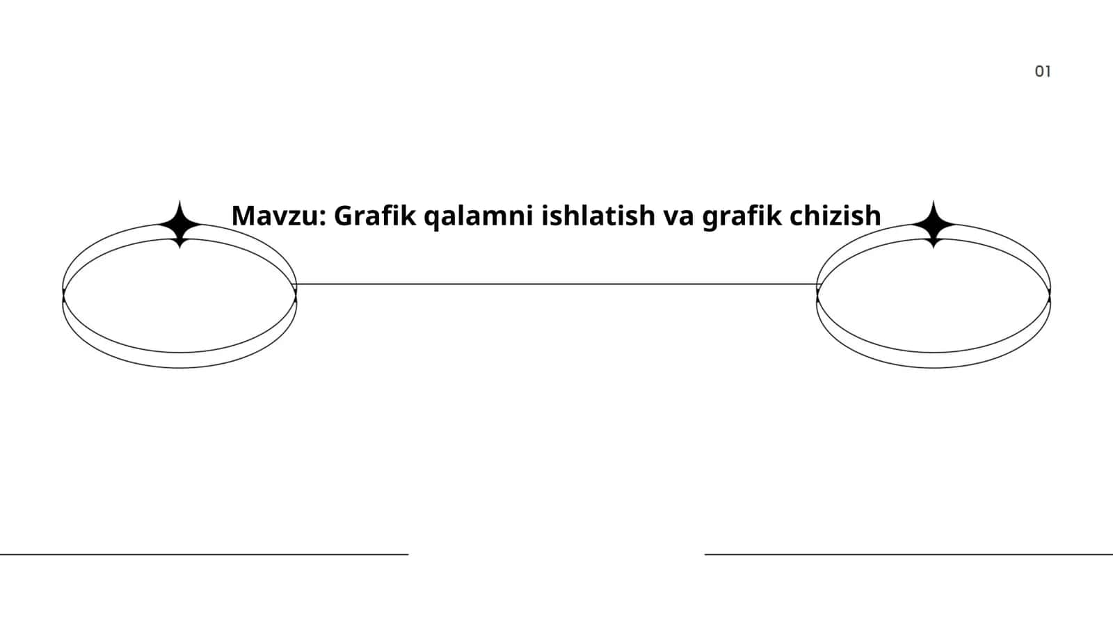 Grafik qalamni ishlatish va grafik chizish 1