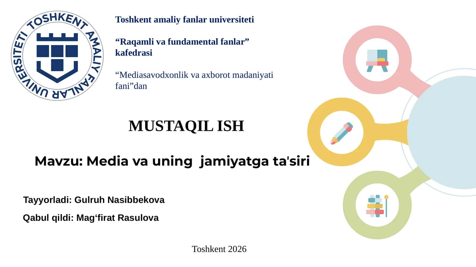 Media va uning jamiyatga taʼsiri 1
