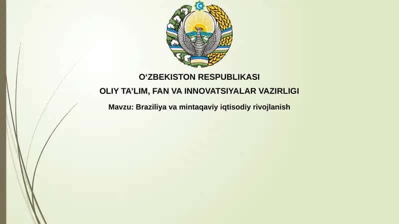 Braziliyavamintaqaviyiqtisodiyrivojlanish 1