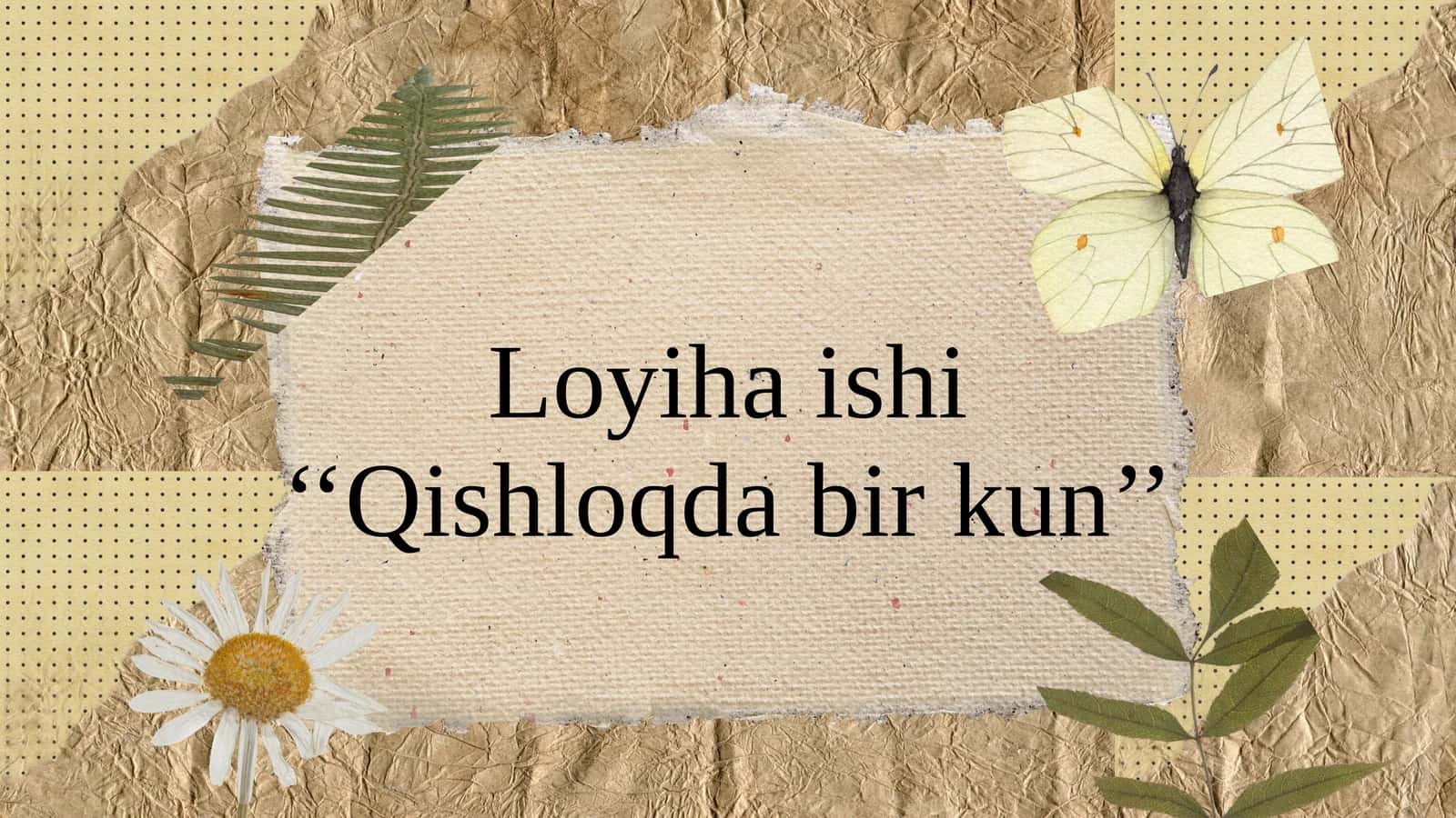 Qishloqda bir kun 1