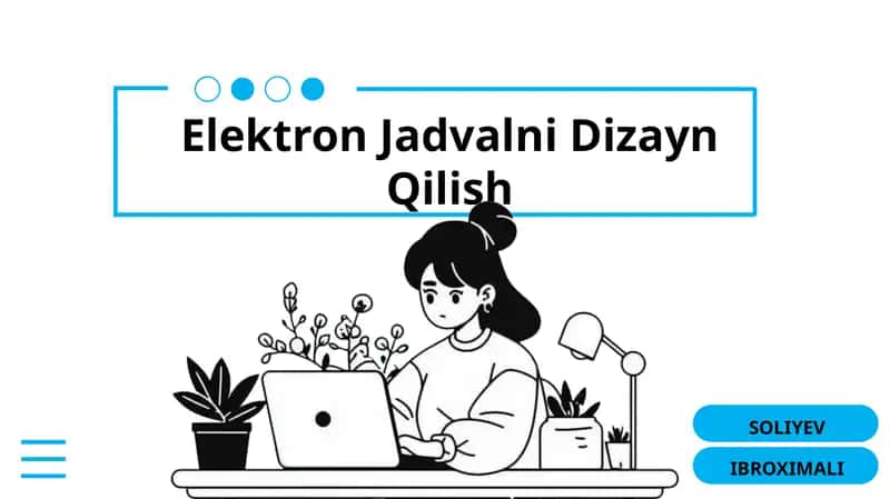 Elektron Jadvalni Dizayn Qilish 1