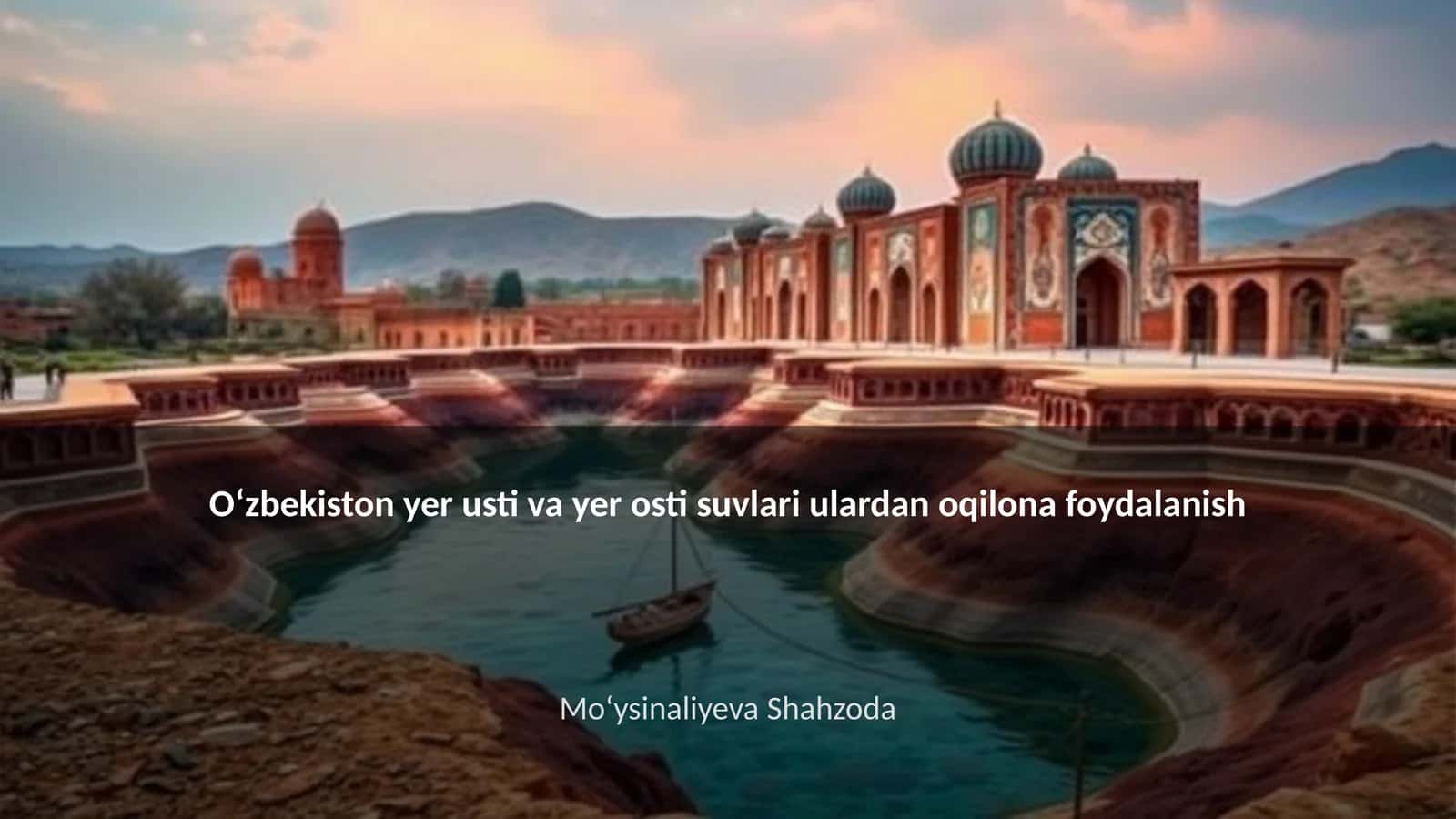 Oʻzbekiston yer usti va yer osti suvlari 1