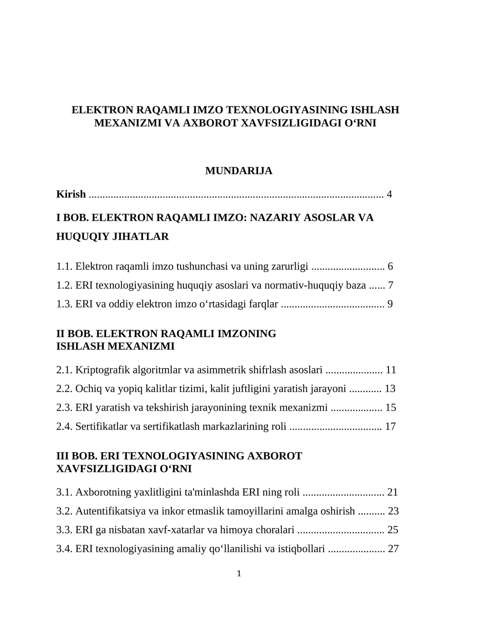 Elektron Raqamli Imzo Texnologiyasining Ishlash Mexanizmi va Axborot Xavfsizligidagi O‘rni 1