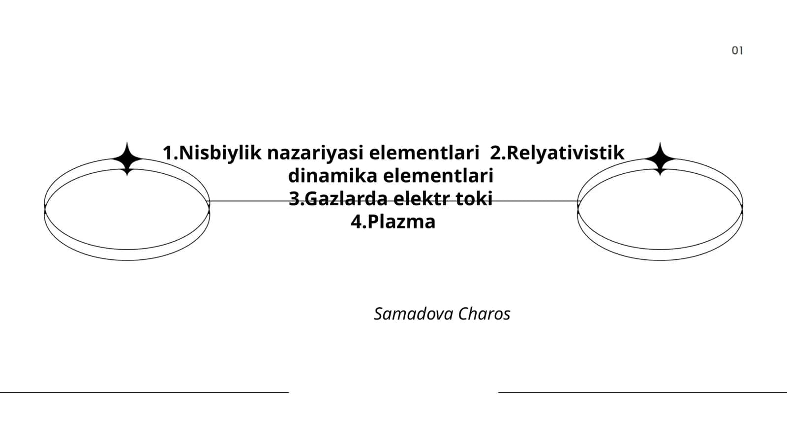 Nisbiylik nazariyasi elementlari 1