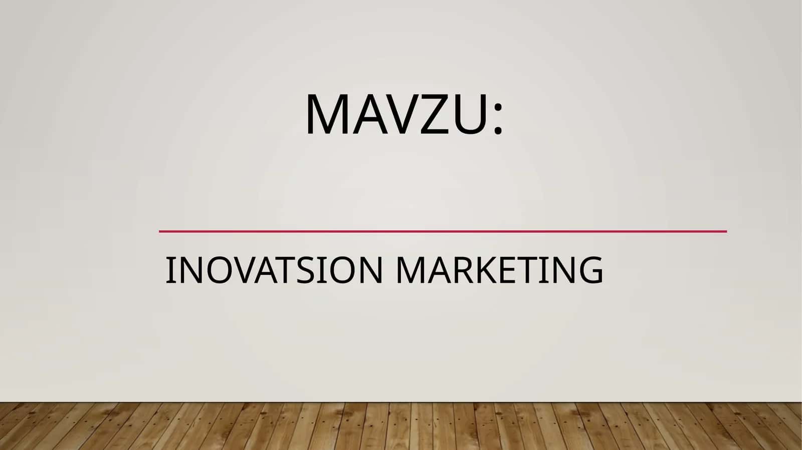 INOVATSION MARKETING 1