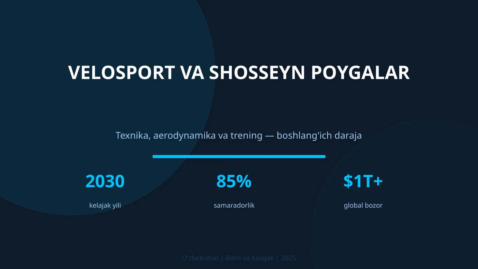 Velosport va shosseyn poygalar 1